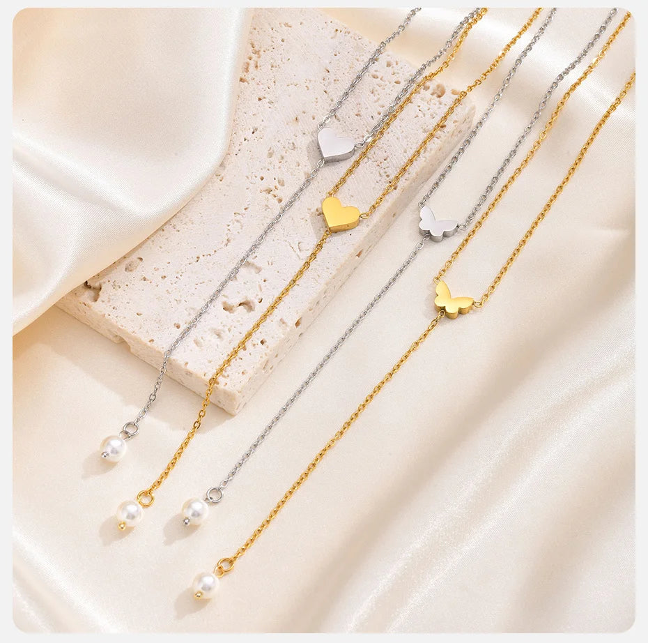 Collier Superposé Doré Multi-Pendentifs