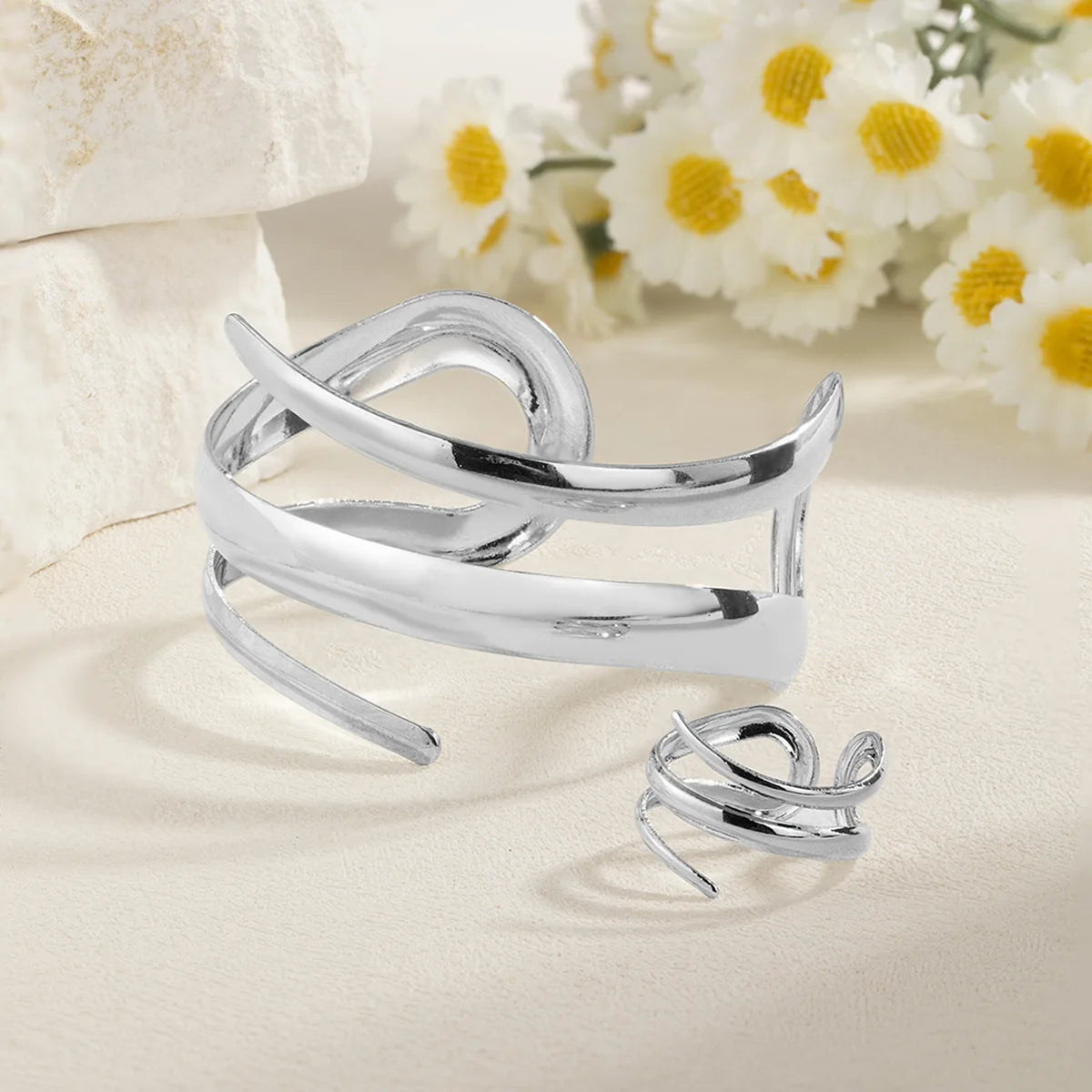 Bracelet Jonc Épuré en Acier Inoxydable – Élégance Discrète & Intemporelle