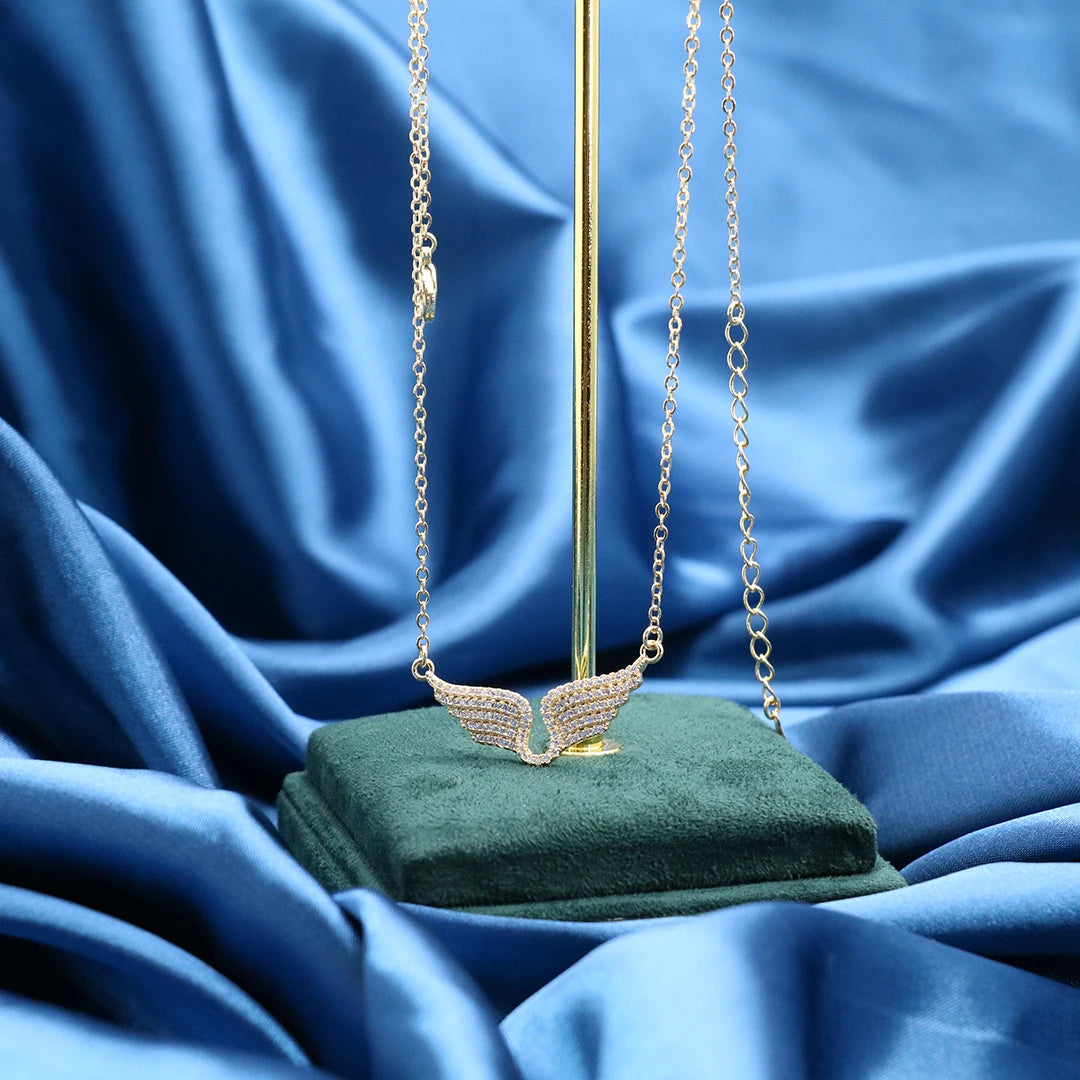 Collier Femme – Pendentif Raffiné en Cristal & Acier Inoxydable, Symbole de Protection & Élégance