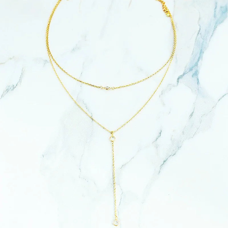Collier Bohème Double Rang – Doré & Superposé