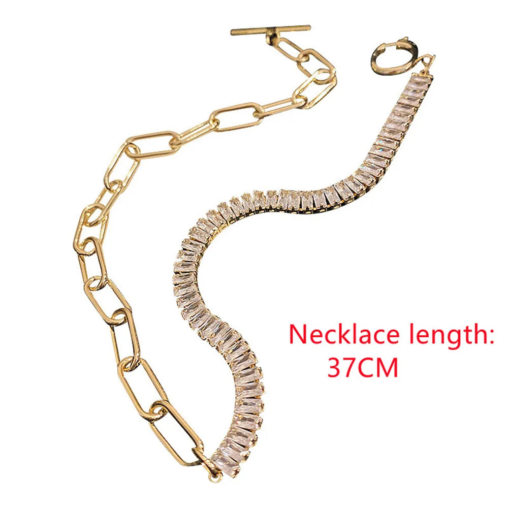 Bracelet Femme en Acier Inoxydable – Zirconium AAA Étincelant, Ajustable, Élégant & Durable
