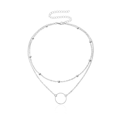 Collier Pendentif Cœur & Étoile en Zircon