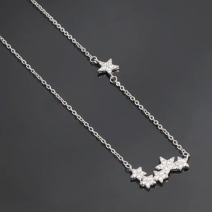 Collier Femme – Pendentif Raffiné en Cristal & Acier Inoxydable, Symbole de Protection & Élégance