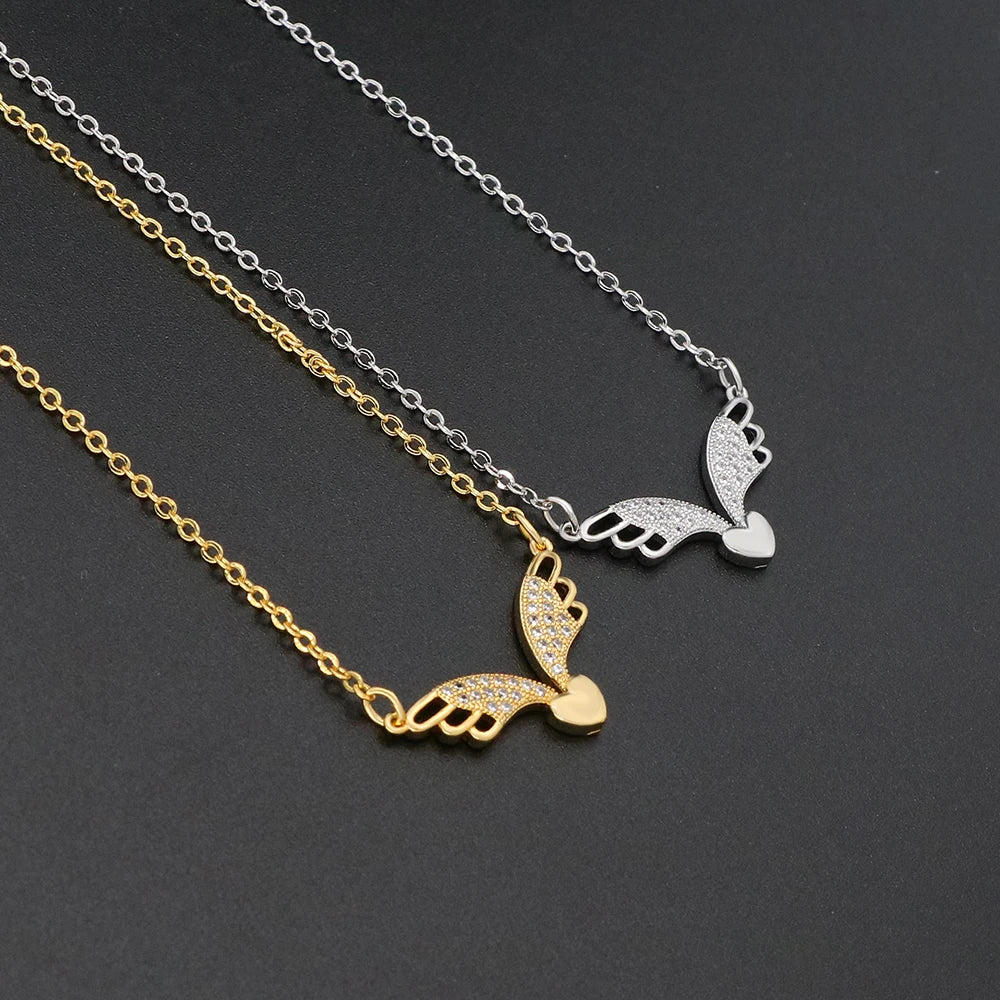 Collier Femme – Pendentif Raffiné en Cristal & Acier Inoxydable, Symbole de Protection & Élégance