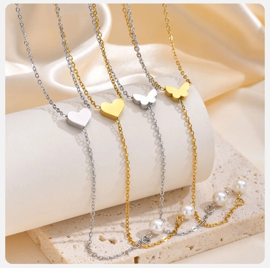 Collier Superposé Doré Multi-Pendentifs