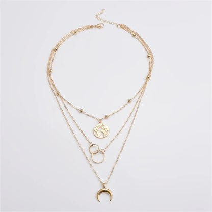 Collier Pendentif Cœur & Étoile en Zircon