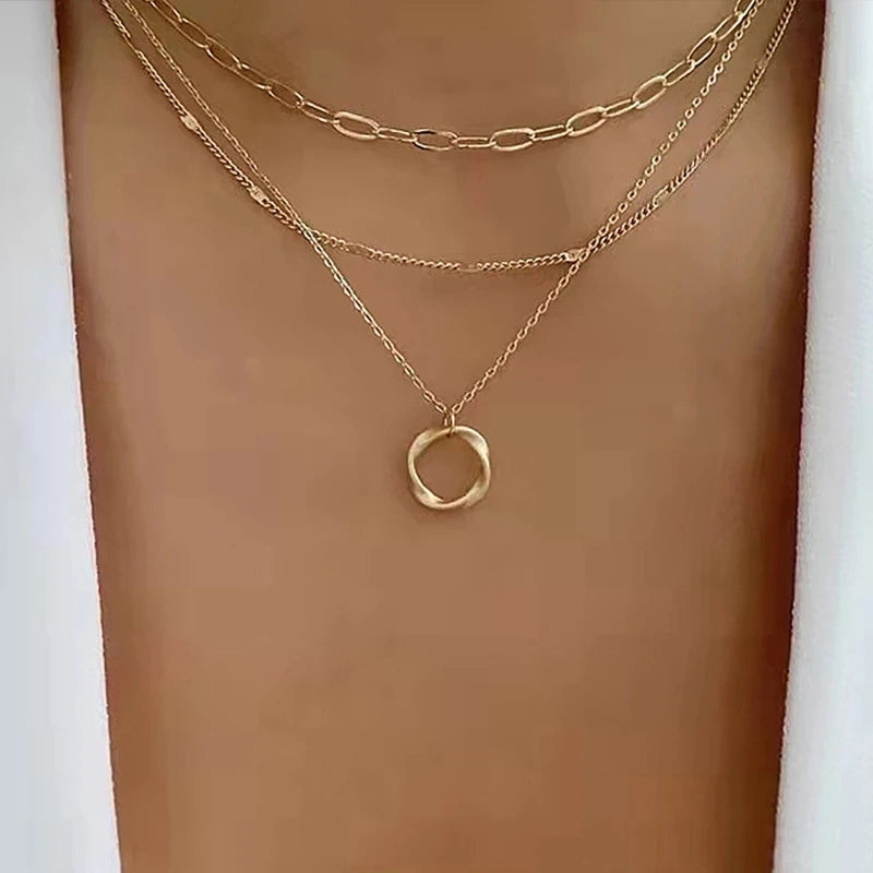 Collier Pendentif Cœur & Étoile en Zircon