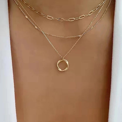 Collier Pendentif Cœur & Étoile en Zircon