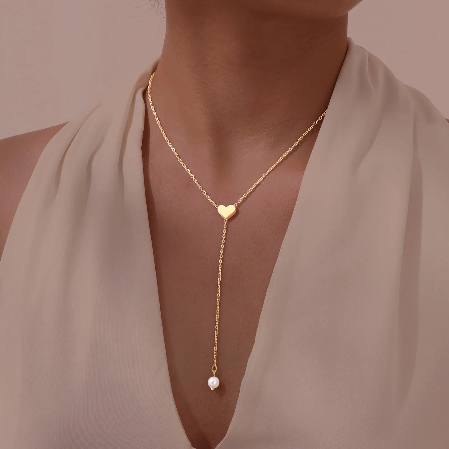 Collier Superposé Doré Multi-Pendentifs