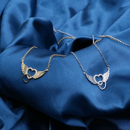 Collier Femme – Pendentif Raffiné en Cristal & Acier Inoxydable, Symbole de Protection & Élégance