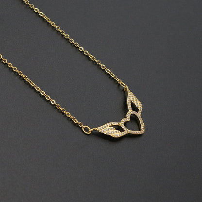 Collier Femme – Pendentif Raffiné en Cristal & Acier Inoxydable, Symbole de Protection & Élégance
