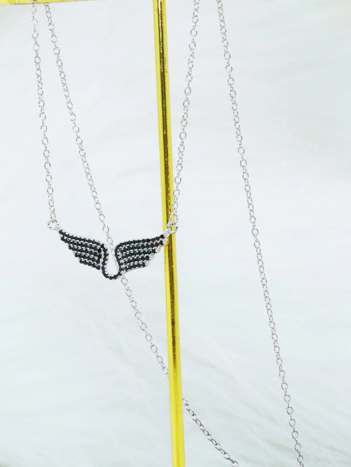 Collier Femme – Pendentif Raffiné en Cristal & Acier Inoxydable, Symbole de Protection & Élégance