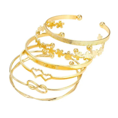 Bracelet Superposé Plaqué Or & Argent