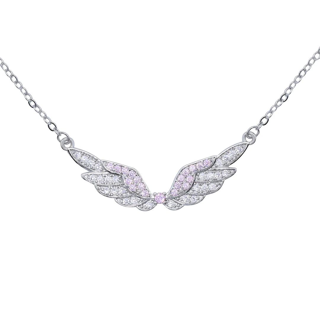 Collier Femme – Pendentif Raffiné en Cristal & Acier Inoxydable, Symbole de Protection & Élégance