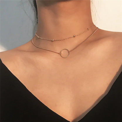 Collier Pendentif Cœur & Étoile en Zircon