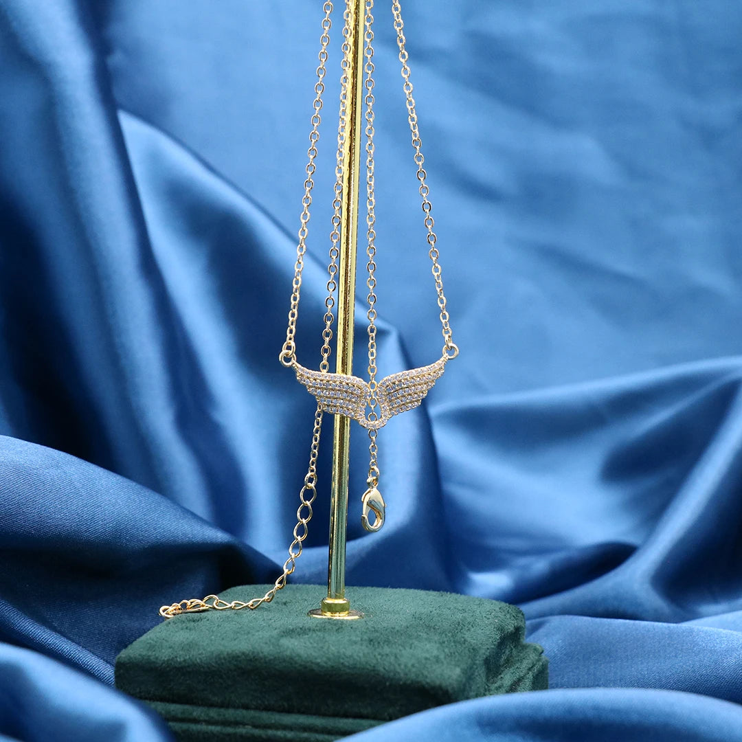 Collier Femme – Pendentif Raffiné en Cristal & Acier Inoxydable, Symbole de Protection & Élégance
