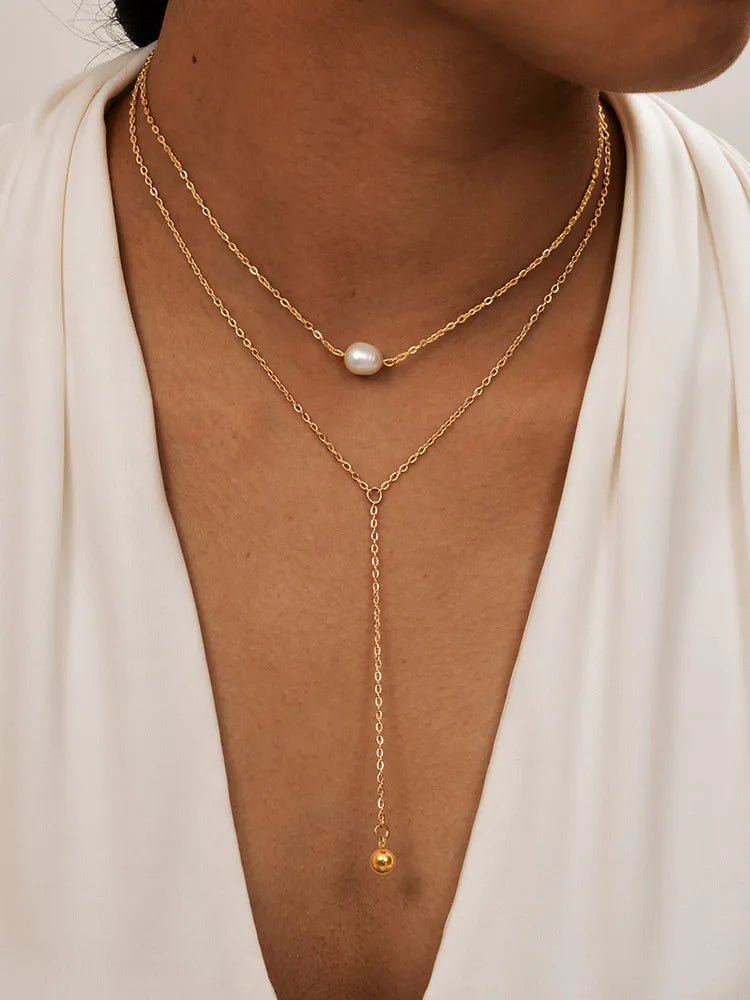 Collier Superposé Doré Multi-Pendentifs