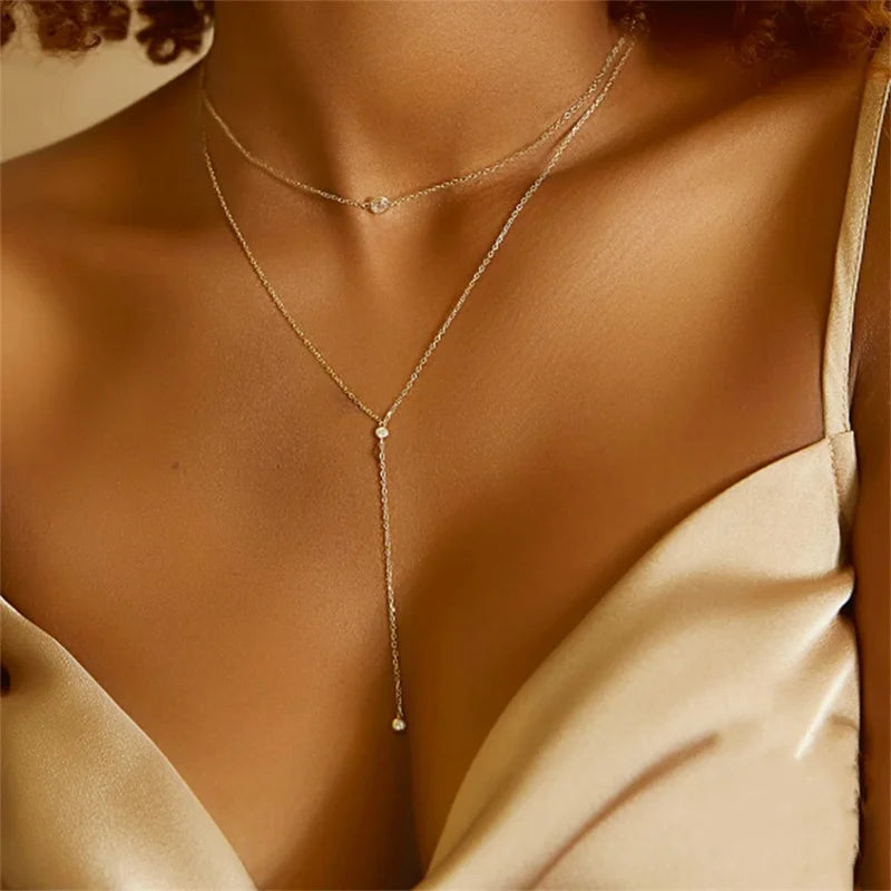 Collier Bohème Double Rang – Doré & Superposé