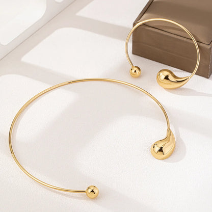 Set Collier & Bracelet Géométriques – Élégance Minimaliste