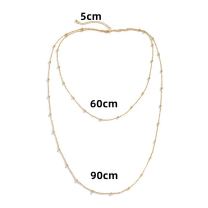 Collier Bohème Double Rang – Doré & Superposé