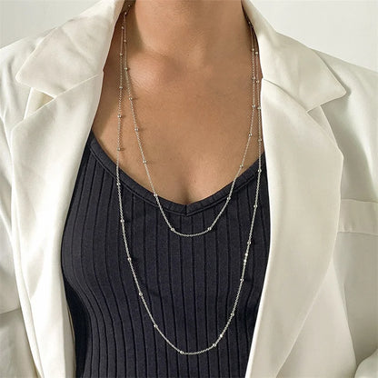 Collier Bohème Double Rang – Doré & Superposé