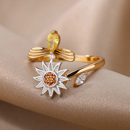 Bague Dorée Tendance – Plusieurs Styles Uniques au Choix