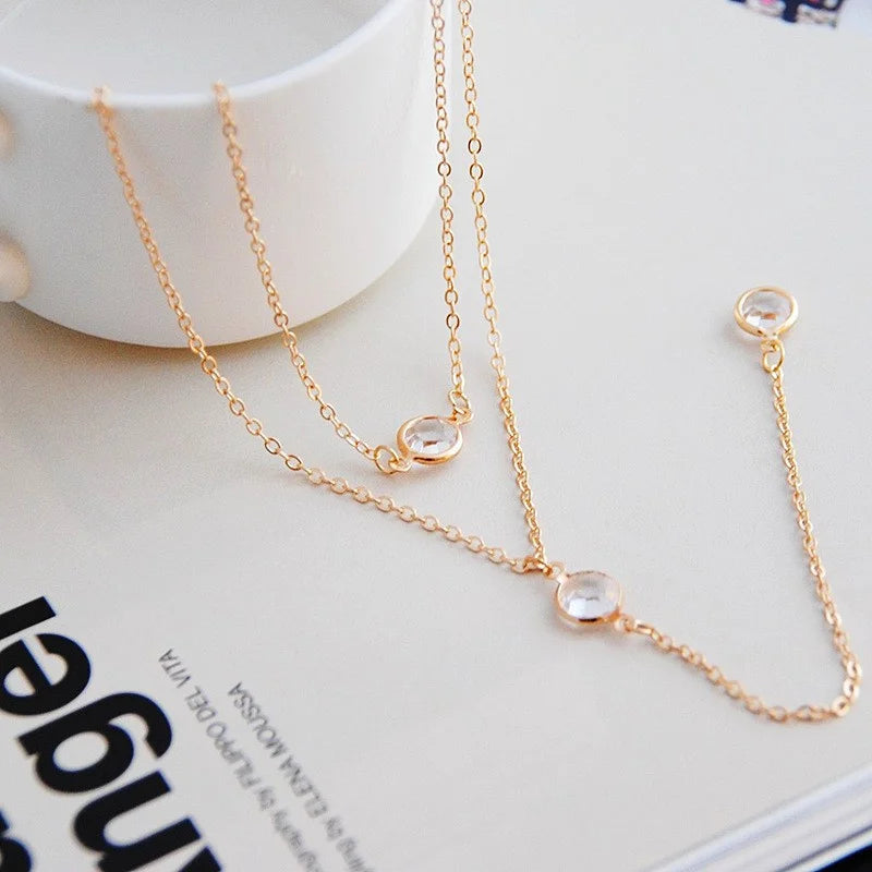 Collier Bohème Double Rang – Doré & Superposé