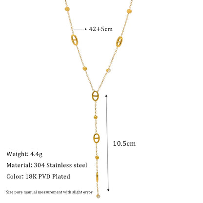 Collier Y Long avec Pendentif – Allure Féminine & Séduction