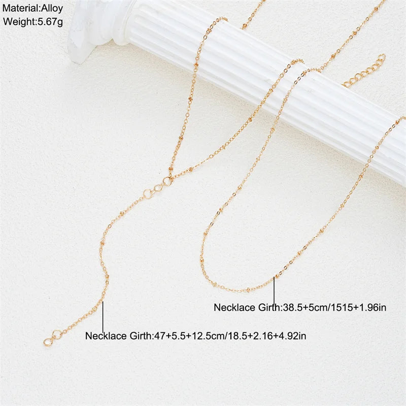 Collier Bohème Double Rang – Doré & Superposé