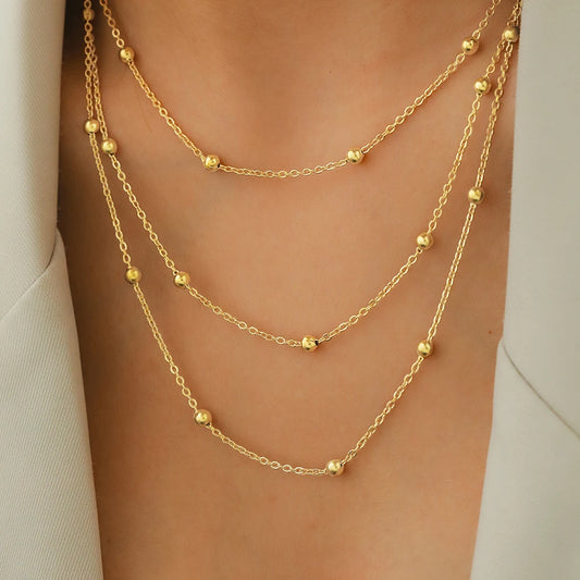 Collier Minimaliste Doré