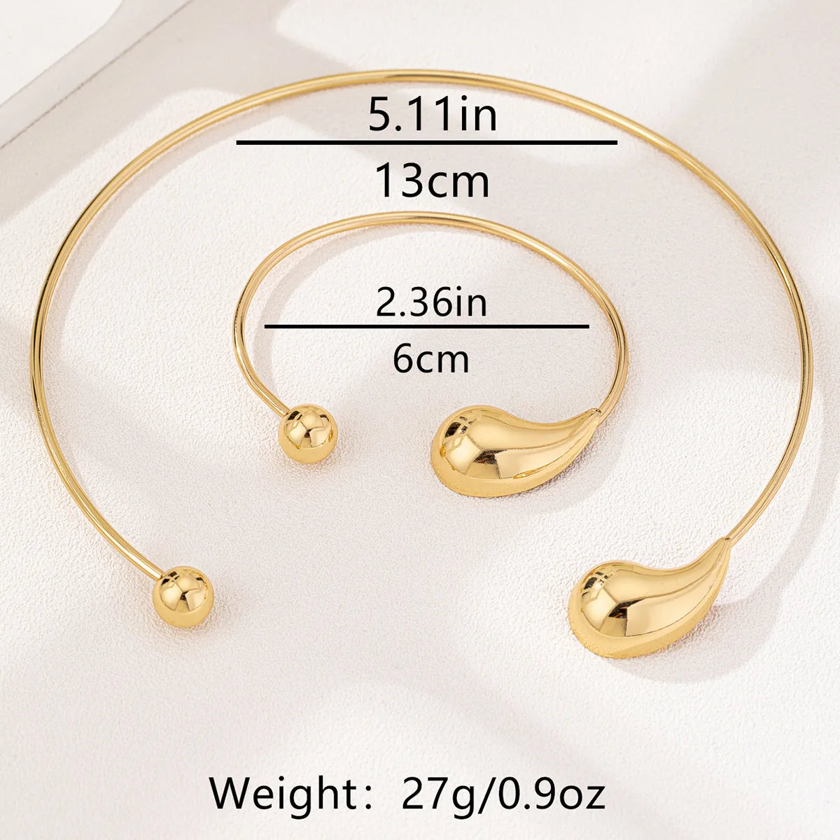Set Collier & Bracelet Géométriques – Élégance Minimaliste