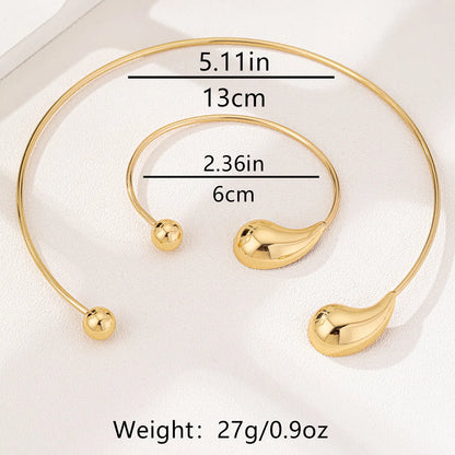 Set Collier & Bracelet Géométriques – Élégance Minimaliste